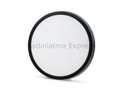 NOAS 24W Sıva Üstü Yuvarlak Led Panel Siyah Kasa YL14-2410-S