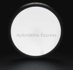 NOAS 24W Sıva Üstü Yuvarlak Led Panel Siyah Kasa YL14-2410-S