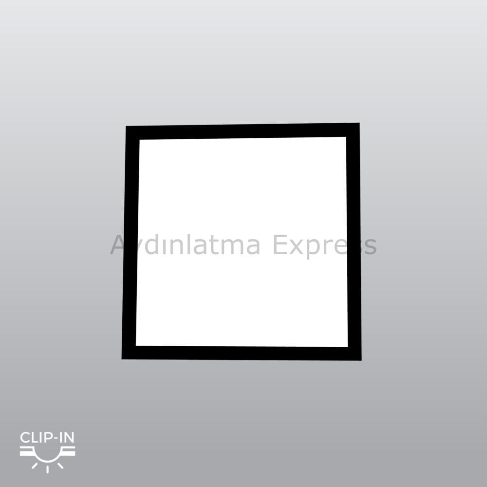 ACK 60x60 36w Clip-in Gün IşIğı Siyah Kasa Led Panel AP21-26601