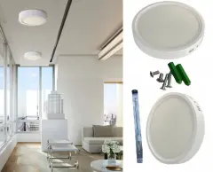 CT-5233 CATA 18W Sıva Üstü Yuvarlak Led Panel