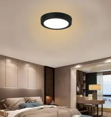 CT-5235 CATA 18W Sıva Üstü Yuvarlak Siyah Kasa Led Panel