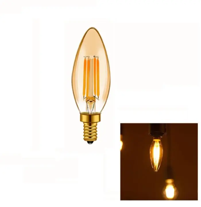 CT-4280 CATA 4W Amber Rustik Buji Ampul