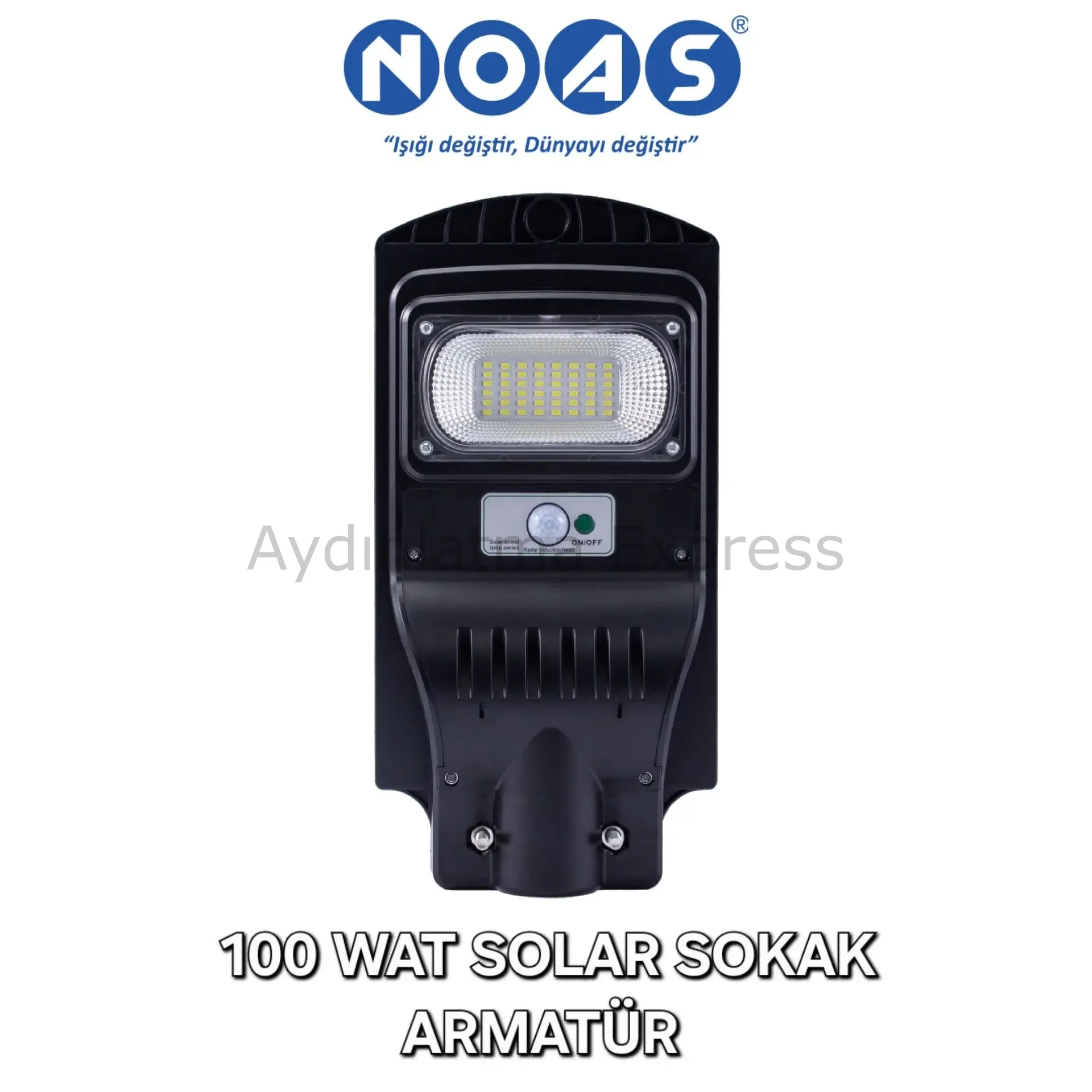 NOAS 100W Solar Sokak Armatürü YL73-0110-S