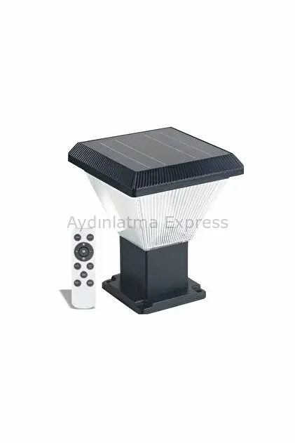 HS4017 100W Kumandalı 4 Fonksiyonlu Solar Led Bahçe Armatür