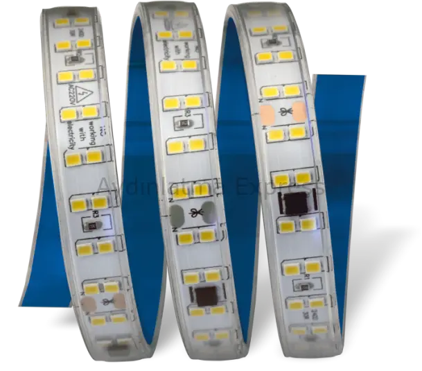 CT-4595 CATA 240 Çipli Trafosuz Yapışkanlı Beyaz Şerit Led (Paket 100 Metre)