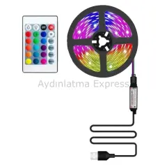 CT-4566 CATA USB'li RGB Şerit Led Seti