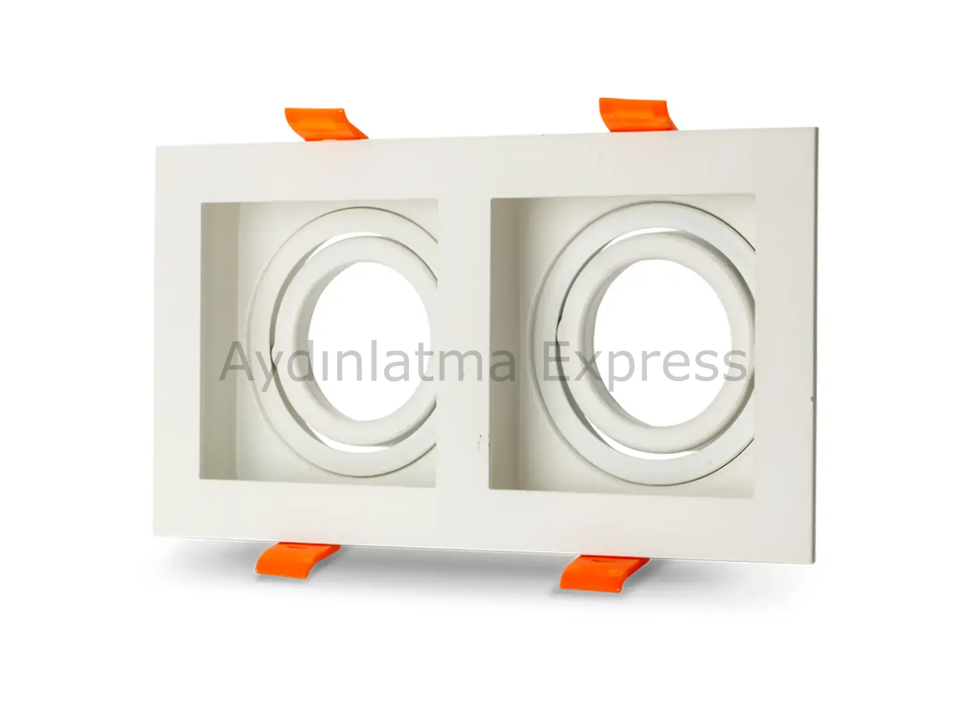 NOAS Amazon Beyaz İkili Boş Kasa YL60-2363