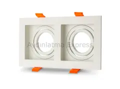 NOAS Amazon Beyaz İkili Boş Kasa YL60-2363