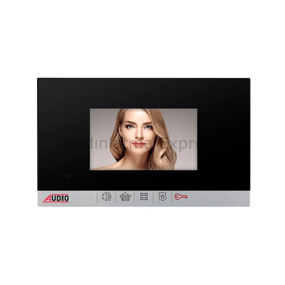 001181 AUDİO 4,3'' Görüntülü Diafon Bus Plus Siyah (Mekanik Butonlu)