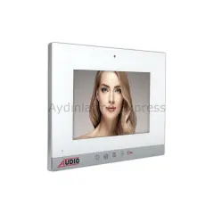 001188 AUDİO 7'' Görüntülü Diafon Bus Plus Beyaz (Mekanik Butonlu)