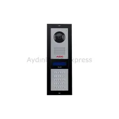 003003 AUDİO 2 x 16 LCD Ekranlı Zil Paneli Bus Plus (Mekanik Butonlu – Kart Okuyuculu)