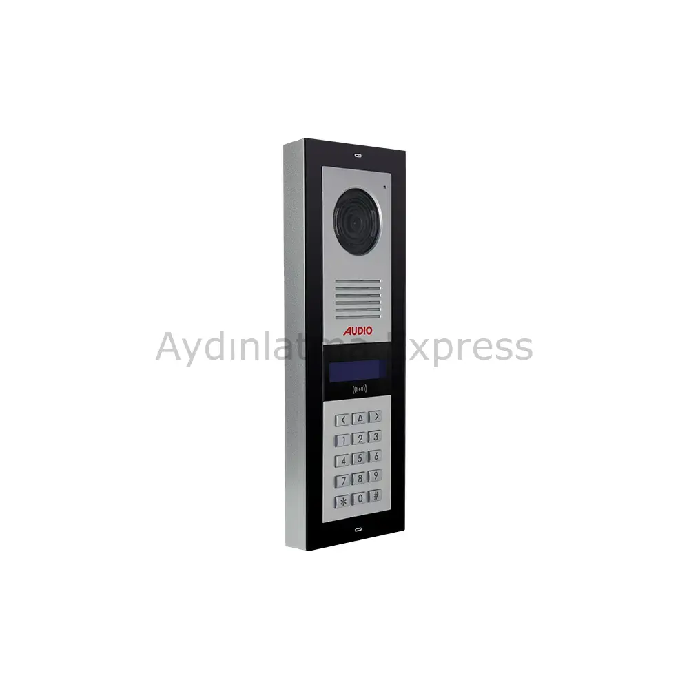 003003 AUDİO 2 x 16 LCD Ekranlı Zil Paneli Bus Plus (Mekanik Butonlu – Kart Okuyuculu)