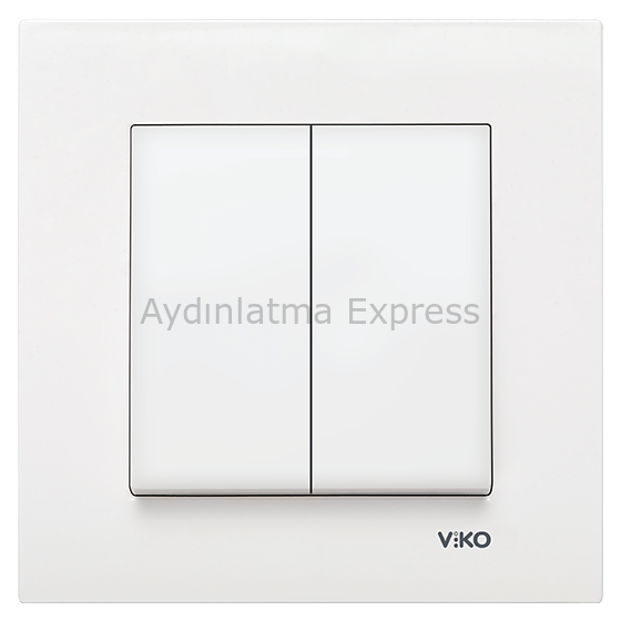 Viko Karre Komütatör Beyaz (Çerçeve Hariç)