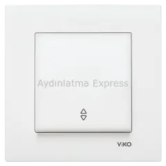 Viko Karre Vavien Anahtar Beyaz (Çerçeve Hariç)