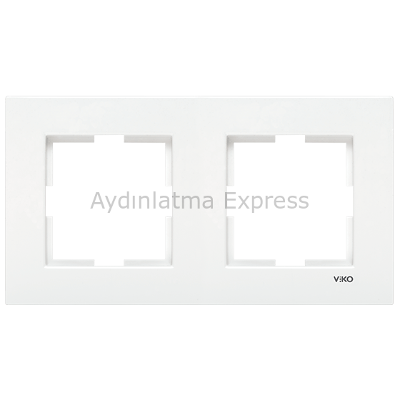 Viko Karre İkili Çerçeve Beyaz