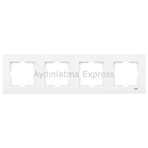 Viko Karre Dörtlü Çerçeve Beyaz