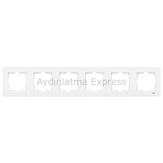 Viko Karre Altılı Çerçeve Beyaz