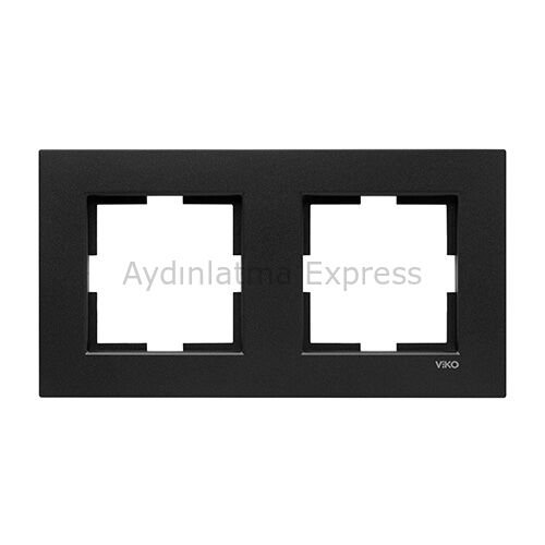 Viko Novella İkili Çerçeve Siyah