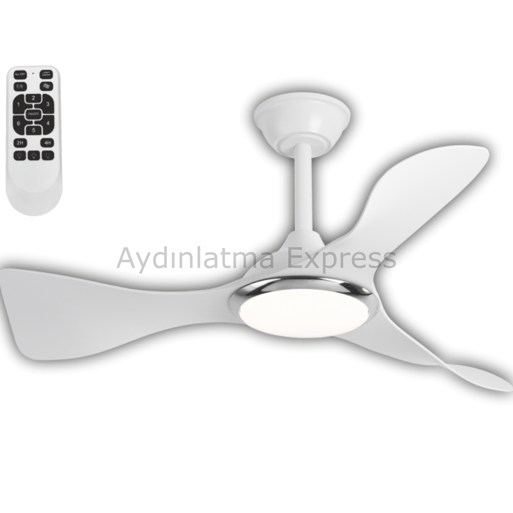 CT-3000 CATA Cenevre 6 Kademe 3 Işık Renkli Tavan Vantilatörü