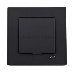 Viko Novella Tekli Anahtar Siyah (Çerçeve Hariç)