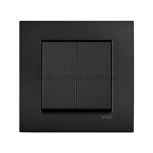 Viko Novella Komütatör Siyah (Çerçeve Hariç)