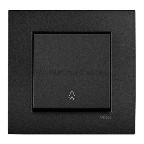 Viko Novella Light Anahtar Siyah (Çerçeve Hariç)