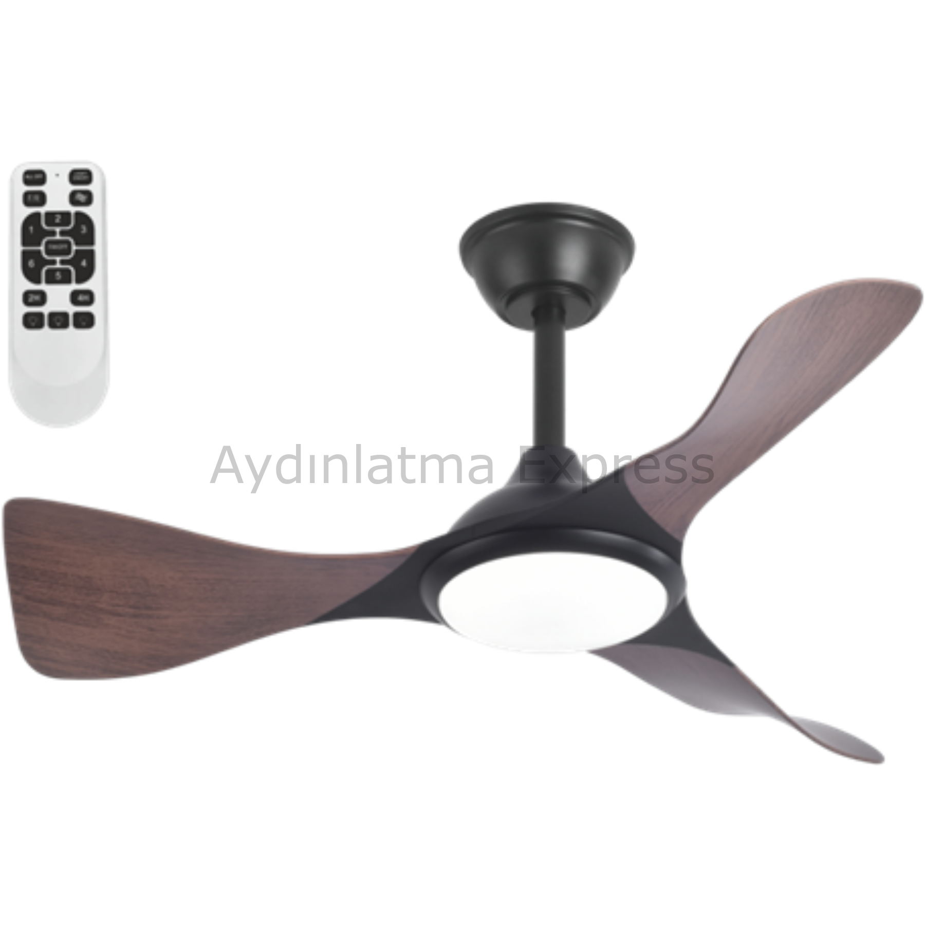 CT-3002 CATA Bern Kahverengi 6 Kademe 3 Işık Renkli Tavan Vantilatörü