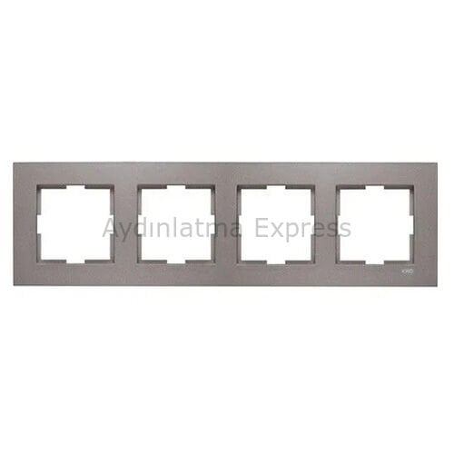 Viko Novella Dörtlü Çerçeve Çerçeve Antrasit