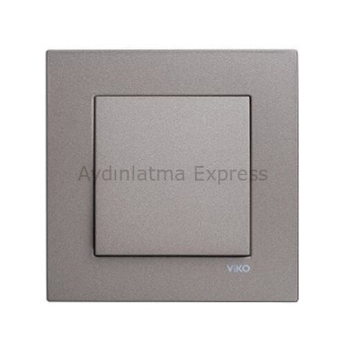 Viko Novella Tekli Anahtar Antrasit (Çerçeve Hariç)