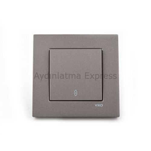 Viko Novella Vavien Anahtar Antrasit (Çerçeve Hariç)