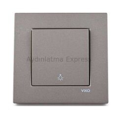 Viko Novella Light Anahtar Antrasit (Çerçeve Hariç)