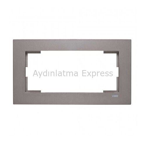 Viko Novella Sıva Altı İkili Topraklı Priz Çerçevesi Antrasit