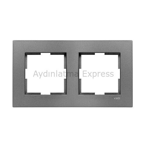 Viko Novella İkili Çerçeve Füme