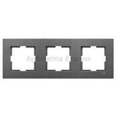 Viko Novella Üçlü Çerçeve Füme