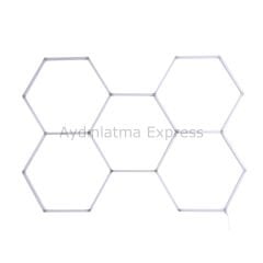 KSL2431 Led Altıgen Linear Armatür Beyaz