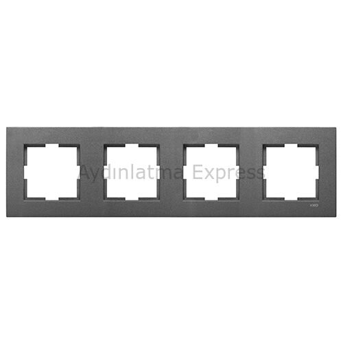 Viko Novella Dörtlü Çerçeve Füme