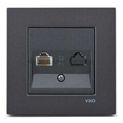 Viko Novella Nümeris Telefon Prizi Füme (Çerçeve Hariç)