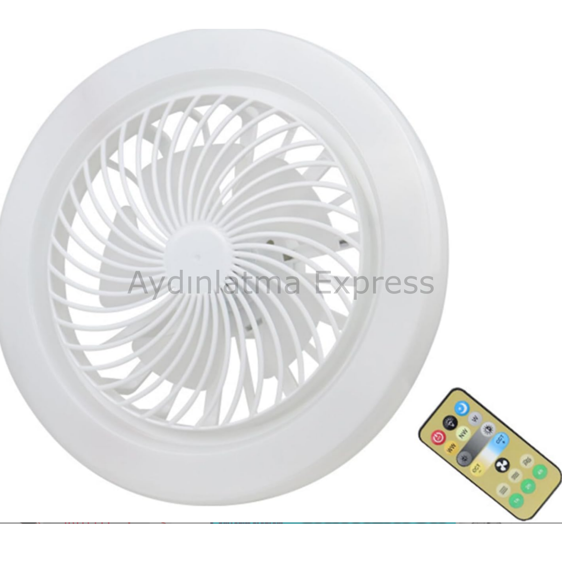 CT-1153 CATA Poyraz 3 Işık Renkli Fanlı Led Ampul