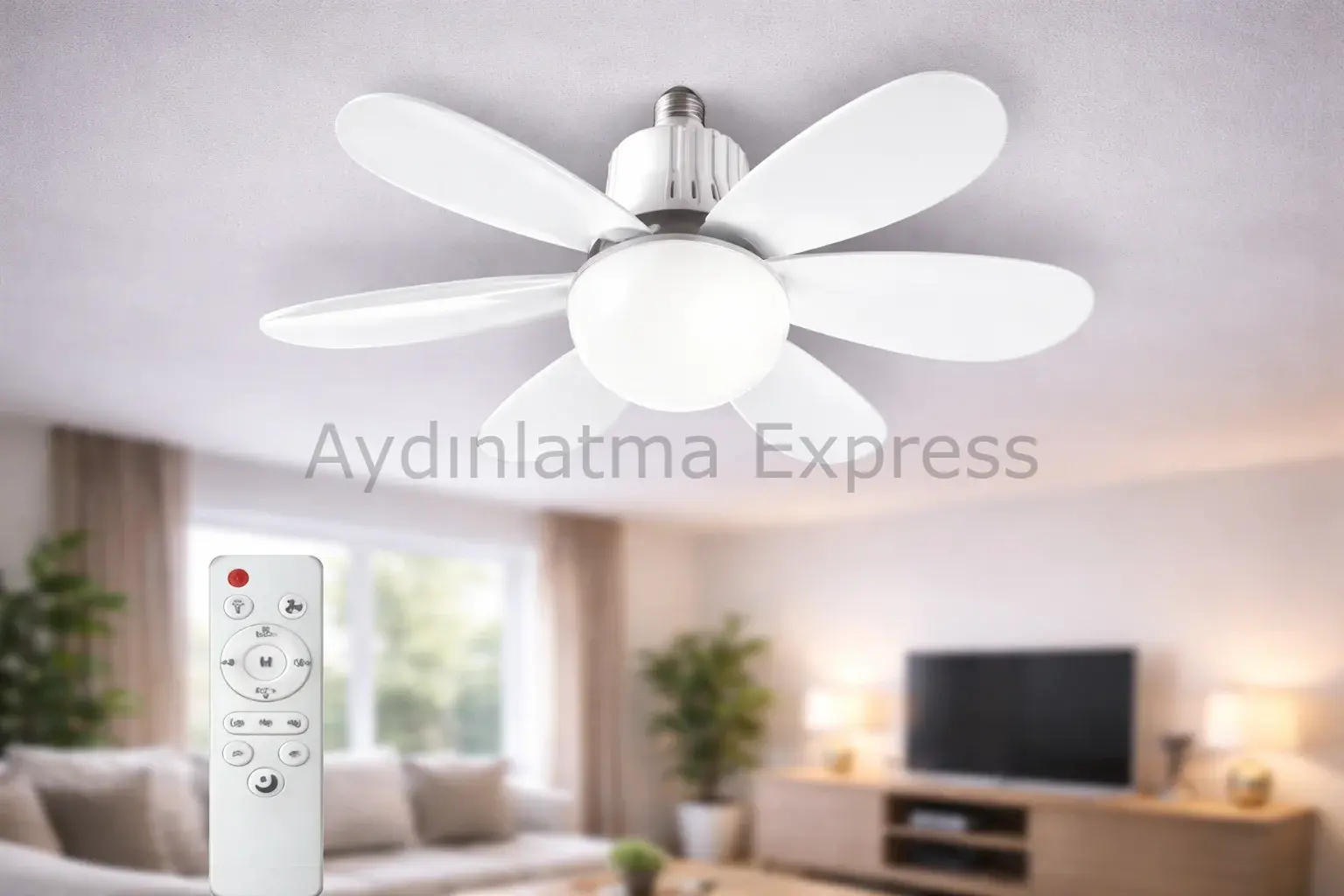 CT-1154 CATA Lodos Fanlı Led Ampul (Vantilatör)
