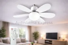 CT-1154 CATA Lodos Fanlı Led Ampul (Vantilatör)