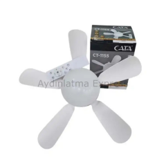 CT-1155 CATA Karayel 3 Işık Renkli Fanlı Led Ampul