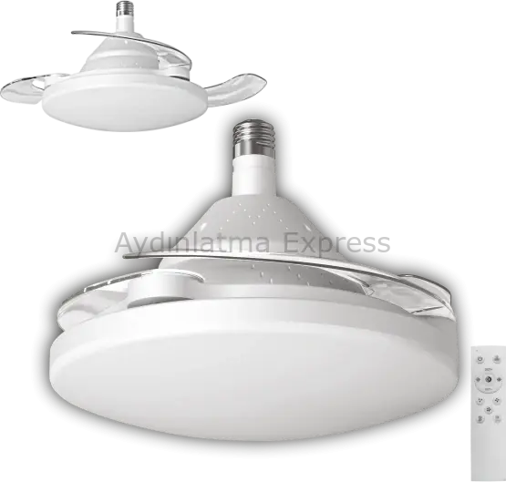 CT-1156 CATA Gizli Kanat 3 Fonksiyonlu Fanlı Led Ampul