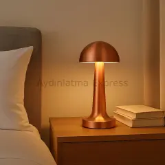 CT-8430 CATA Lizbon Bakır Şarjlı Masa Lambası