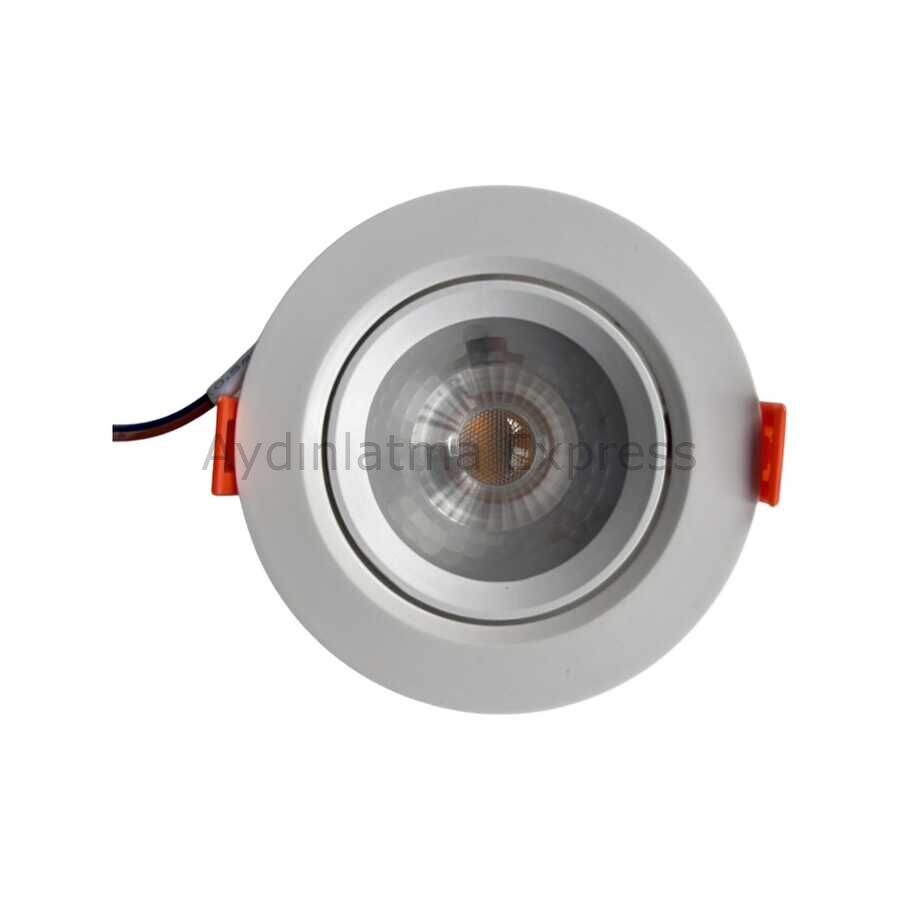 CT-5204 CATA Akik Beyaz Kasa Led Spot
