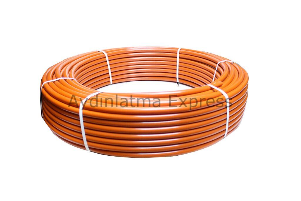 ÇETSAN 16/6 Kangal Boru Turuncu 100 Metre