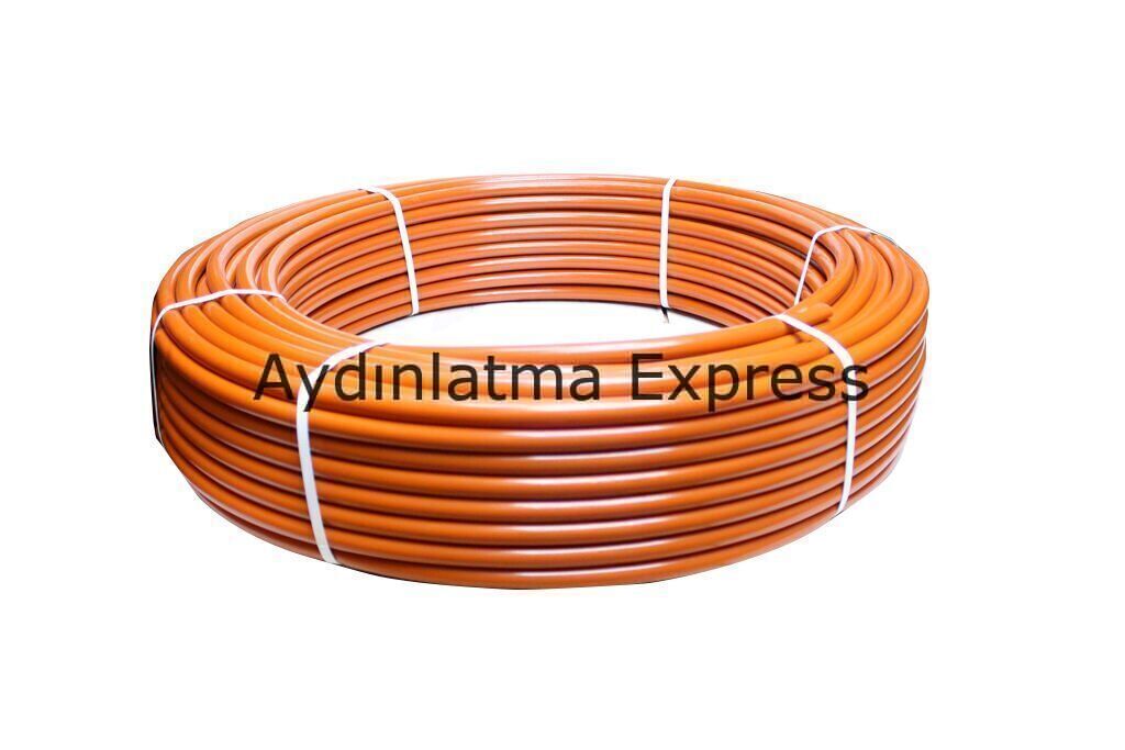 ÇETSAN 40/6 Kangal Boru Turuncu 100 Metre