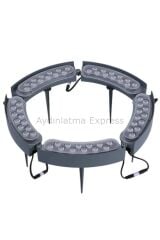 Viral Led Ağaç Dibi Halka Peyzaj Aydınlatması Yarım Ay