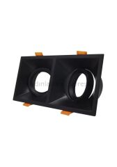 CT-5005 CATA Siyah Puma İkili Dekoratif Spot Kasa