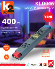 K2 33 Amper Ultra Slim Led Trafosu KLD046