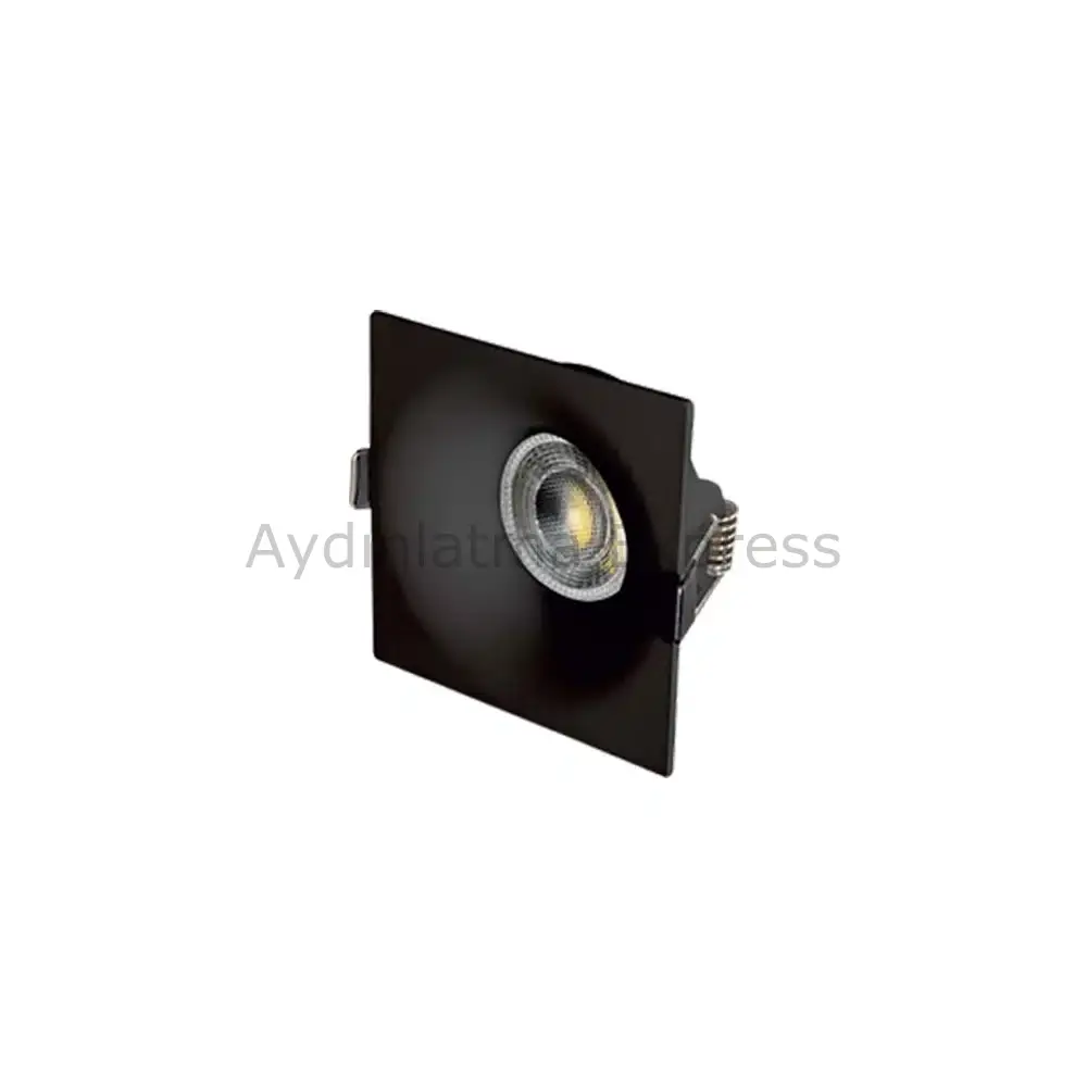 CT-5090 CATA Lıon Siyah Kare Dekoratif Spot Kasa